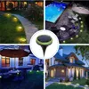 Lumière au sol étanche solaire IP65 éclairage souterrain RGB LED paysage chemin lumière au sol jardin lampe de nuit pour pelouse voie cour