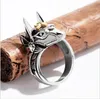 Kruis titanium ring individuele klauw getijde ring hand sieraden