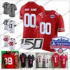 Özelleştirilmiş Ohio State Buckeyes Fields Jersey Özel Playoff Fiesta Bowl Garrett Wilson KJ Hill Jr. Chris Olave CJ Saunders Erkekler Genç Çocuk