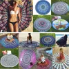 Serviette de plage Mandala, couverture de plage ronde, nappe imprimée en polyester, tapisserie bohème, tapis de Yoga, châle, tapis de pique-nique HH-C44