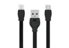 Oryginalny Remax WK WKC-023 Kable 2.4A Szybkie ładowanie Płaski Kabel Type-C Micro USB Kabel Przesyłanie danych PVC Dash Cord 3M DHL