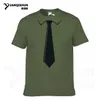Sommer gefälschte Anzug Krawatte Print T Shirt Sammlung 3D hochwertige Mann Marke Mode Baumwolle T-Shirt lustige Krawatte T-Shirts Herren Designer XS-3XL