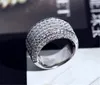 Choucong, anillo de promesa para hombre, anillo de compromiso de plata de ley 925 cz, anillos de boda para mujeres y hombres, regalo de joyas de fiesta