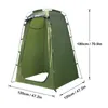 Campingtält för dusch 6ft Sekretess Föräldra rum för camping cykling toalett dusch strandbad byte av rummet toalett tent1833208