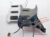 Rare guitarra Multifunction Pickups Pickguard cinza pérola Tortoise Shell SSH pista dupla Captura 20 tom muda Super Wiring Harness