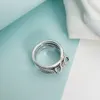 Sparkling Ribbon and Bow Ring Authentic 925 Sterling Silver Women Girls Wedding Designer Rings Original Box Set for Pandora Ring
