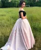 Black And Pink Prom Dresses Formal Sexy Backless Off Shoulder Long Formal Evening Dress Party Gowns