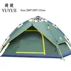 Tente Pop Up 3-4 personnes ouverture automatique rapide équipement de Camping étanche tourisme voyage extérieur Double couches tentes de Camping