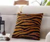 Animal pattern Pillow case leopard zebra cushion pillow covers Square Super Soft Throw Pillowcases Cushion Cover for Bench Couch Sofa