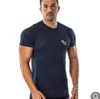 Men Sport Running Shirts Camouflage Sportswear Mens Short Sleeve Fitness Gym Shirt Quick Dry Basketball Training T Shirt