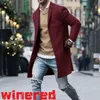 Overcoat 2019 Winter Solid Color Concise Man Long Fund Woollen Overcoat