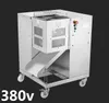 送料無料380V QSJ-G Hot Selling Multifunction Meat Cutter Machine、800kg /hr、Meat Slicer Meat Dicing