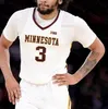 2021 Minnesota Golden Gophers Ncaa Jersey Basketball Painton Willis Marcus Carr Daniel Oturu Alihan Demir Gabe Kalscheur Stitched Yellow Red