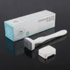 Portable DRS 140 Pin Derma Stamp Derma Roller Pen Cartuccia micro ago Cura della pelle Ringiovanimento Cicatrici da acne Rimozione Anti invecchiamento CE