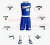 Personalizzato Qualsiasi nome Qualsiasi numero Uomo Donna Signora Gioventù Bambini Ragazzi Maglie da basket Camicie sportive come le immagini offerte B181