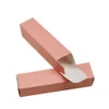 2 * 2 * 8.5 cm Różowy szminka Pakunek Pudełko Kraft Papier Perfumy Kosmetyczne Paznokci Polski Mały Prezent DIY Opakowanie Box 50 sztuk Wedding Decoration Boxes