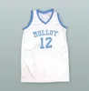 #12 Kenny Anderson Başpiskopos Molloy Lisesi Retro Klasik Basketbol Forması Erkek Dikişli Özel Numara ve isim Formaları
