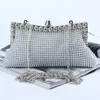 Designer-Evening Bags Wholesale brand new handmade pretty aluminum sheet evening bag/clutch with satin for wedding/banquet/party/porm(More Colors)