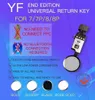 YF Quality Ny universell hemmenyknapp Returnyckel Flexkabelbyte för iPhone 7 7 Plus 8G 8 Plus No Touch ID