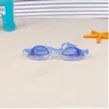 Sports nautiques Antibuée Lunettes De Natation Enfants Anti-UV Lunettes De Natation Silicone Réglable Coloré Enfant Lunettes Grand Cadre ZZA226