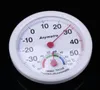 Ronde vorm Mini White Indoor Outdoor Analoge Celsius Thermometer Hygrometer Temperatuur Vochtigheidsmeter Meetgereedschap SN279
