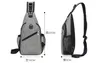 Cross body Bag Men Polyester USB Chest Bag Sling bag Large Capacity Sport Cycling Bags 3Colors224d