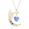 Moda-Collar de mujer Serie romántica Sailor Moon Wing Charm Colgante Hot Anime Cosplay Cardcaptor Sakura Jewelry