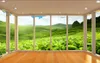 zdjęcie malowidła ścienne tapety europejski balkon las tapety trawy krajobraz 3d tv tło ściana