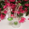 Bongs colorés recycleur Dab Rig 6,3 pouces fumer narguilé 14mm Joint petit verre Bong pas cher verre eau Bongs livraison gratuite