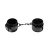 Sexy Black leather handcuffs with Blindfold eye mask BDSM Bondage Exotic Sets Bondage Sex Toys for Couples Adult Games Women3306073