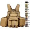 Colete tático molle esportes ao ar livre camuflagem corpo armadura combate assalto colete NO06-006