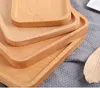 Beech Wood Tray Dish Plate Dessert Serving Tray Fruit Seasoning Holder Dessert Snack Dish Organizer Storage Plate