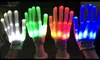 LED Lighting Gloves Flashing Cosplay Novelty Gloves Led Light Toy Flash Gloves for Sign Language Halloween Christmas Party Decoration