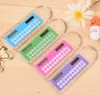 Nouveau plastique Mini Portable calculatrice d'énergie solaire règle multifonction créative étudiants cadeau 20 pièces Epacket