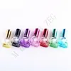 8 ml draagbare lege parfum spuitfles 16 kleuren schedel stijl glas cosmetische containers navulbare parfum fles