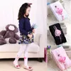 Jurk sokken ballet peuter meisjes panty geborduurde prinses basis kousen mode katoen leggings kinderkleding 3 kleuren DW4231