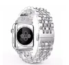 Lyxigt rostfritt stål klocka bandband för Apple Watch 44mm 40mm länk armband klockband för Iwatch Serise 4