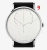 2019 marque nomos hommes montre à Quartz décontractée montre de sport hommes montres mâle en cuir horloge petits cadrans travail Relogio Masculino263C