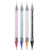 Dual-ended Nail Dotting Pen Crystal Beads Handle Rhinestone Studs Picker Wax Pencil Manicure Glitter Powder Nail Art Tools