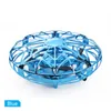 Induction intelligente UFO UFO avion à quatre axes détection de geste drone d'avion Anti-collision LED UFO Flying Ball Toys Induction JXW505