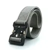 Fashion Men Belt Tactical Belts Nylon Taist Belt with Metal Buckle Adjudable Training Training Training Belt Hunting Accessoires1217734