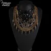 Dvacaman Brand 2017 Black Big Chokers For Women Boho Party Maxi Statement Necklace Collar Jewelry Gift Femme Bijoux L80 J312a