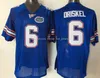 NCAA Florida Gators College 15 Tim Tebow Jerseys 22 Emmitt Smith 6 Jeff Driskel Football Jerseys University Bordado Azul Laranja Branco