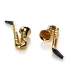 Trompete Individual Saxofone De Metal tubo de Comprimento 95 Mm cinto de malha portátil criativo