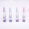 Lipstick ballpoint pen student stationery office is school writing supplies quicksand fresh creative design crystal gel pen