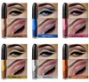 Qibest 13 kolorów brokat płynny eyeliner shimmer oczu kosmetyki Luminous metalowe promieniowanie satynowe Hot Party Look Makeup oczu