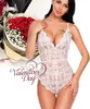 2019 hotsale sexy femmes dentelle en teddy lingerie une pièce babydoll mini body