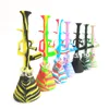 Silicone Glass Water Pipes 11.4 Inch Machine Gun With Glass Bowl Unbreakable Unique Detachable Wax Dab Oil Dry Herb Tobacco Smoking Bong