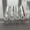 Mini szklane końcówki filtrów papierosowych okrągłe usta do suchego tytoniu ziołowego surowe bibułki z uchwytem na papierosy grube fajki ze szkła pyrex