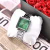 Square High Fashion Lady Watch inossidabile donna di lusso di lusso di alta qualità in acciaio affascinante regali affascinanti goccia relogio masco6711566